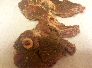 Drying Marinated Lamb Chops